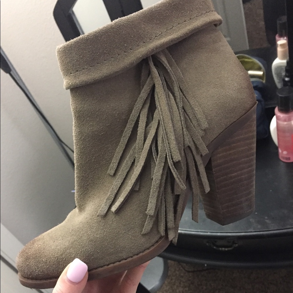 Jessica Simpson tassel booties